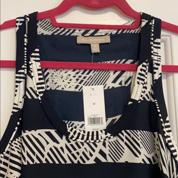 Banana Navy & White Top - Picture 2 of 4